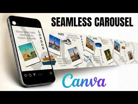 How to build an Instagram carousel in Canva that flows perfectly!