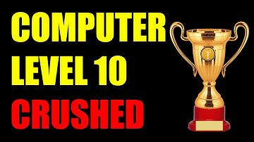 10 wins versus COMPUTER LEVEL 10 at chess.com