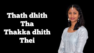 Thath Dhith Tha Thakka Dhith Thei Bharathanatyam