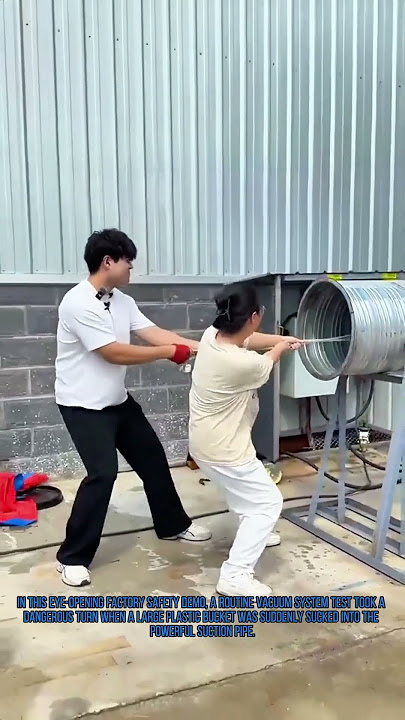 Vacuum Accident: When a Plastic Bucket Almost Became a Deadly Trap!