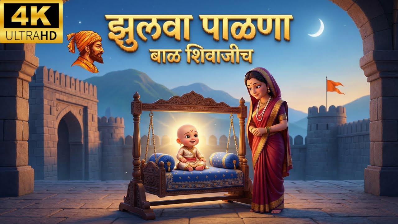 झुलवा पाळणा बाळ शिवाजीचा | Zulva Palna Bal Shivajicha | शिवराय पालना | Marathi Balgeet