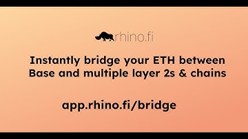 How to bridge ETH instantly between Base and other Layer 2