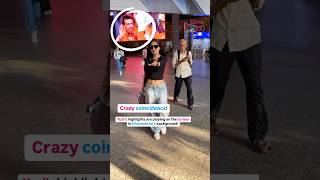 Omg, Dhanashree Verma At The Airport While Yuzis Highlights Play In The Background