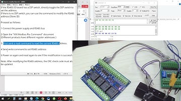 How to modify the Slave ID of eletechsup RS485 IO