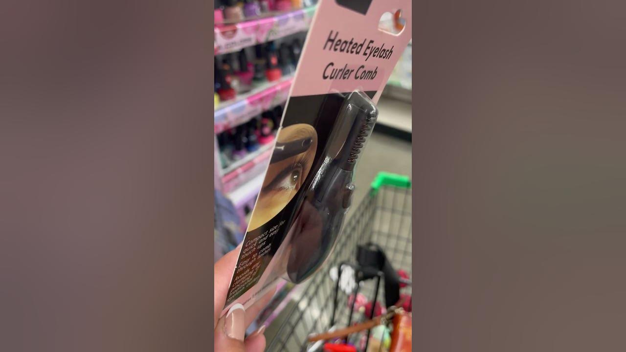 AMAZING FIND HEATED EYELASH CURLER COMB AT DOLLAR TREE 🌳 YouTube