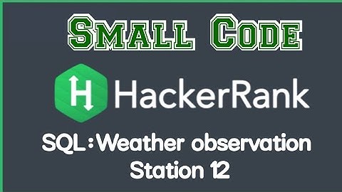 Weather observation station 12 SQL  in Hackerrank discussion with solution @_smallcode_