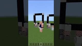 Como fazer um portal 100% automático para o Minecraft Bedrock #short  #redstone #minecraft