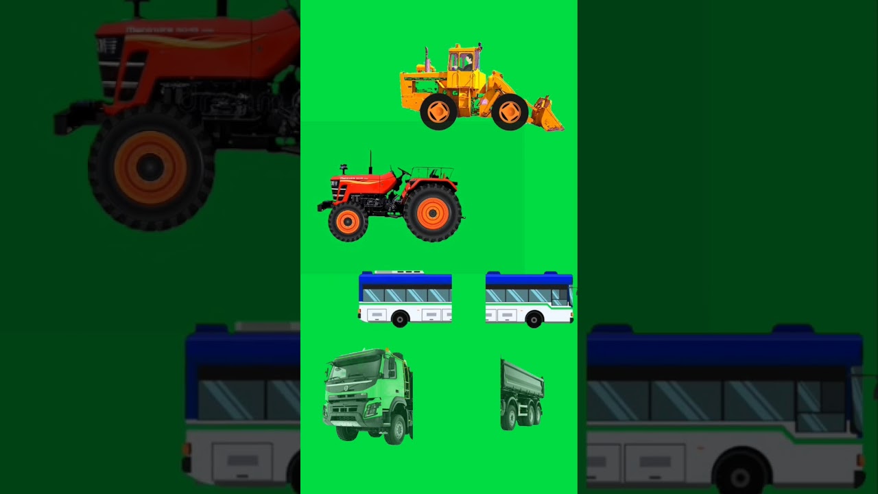 vfx magic tutorial editing JCB tractor Bus and Turk vfx editor free video 