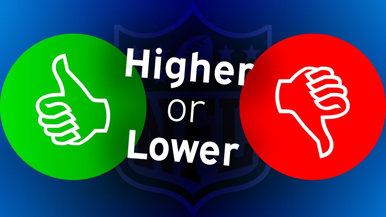 Higher or Lower NFL Running Backs YouTube
