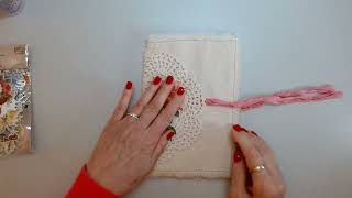 Soft Cover Journal - Decorate With Me - Stamperia Paper Pad & Tim Holtz Ephemera screenshot 5