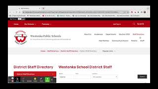 Staff Directory Tutorial