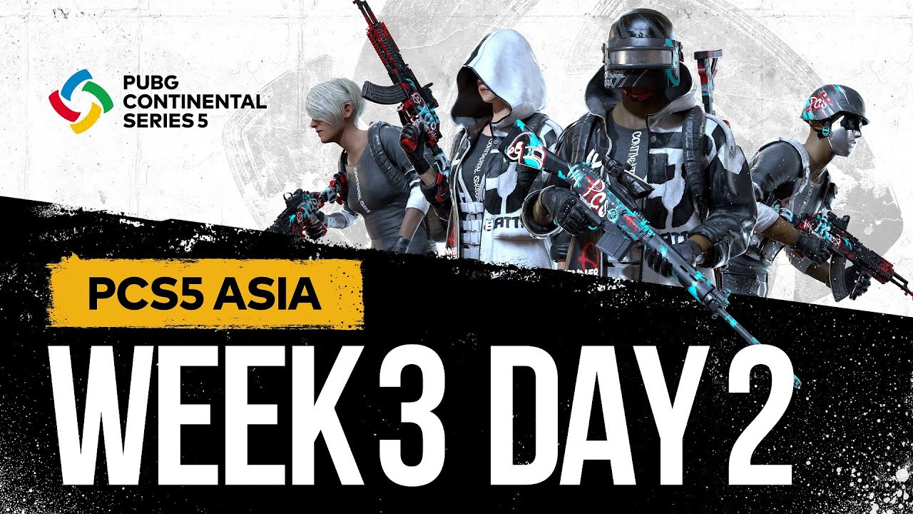 PCS5 ASIA - Week 3 Day 2 | PUBG Continental Series