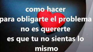 Video thumbnail of "El problema ricardo arjona lyrics"