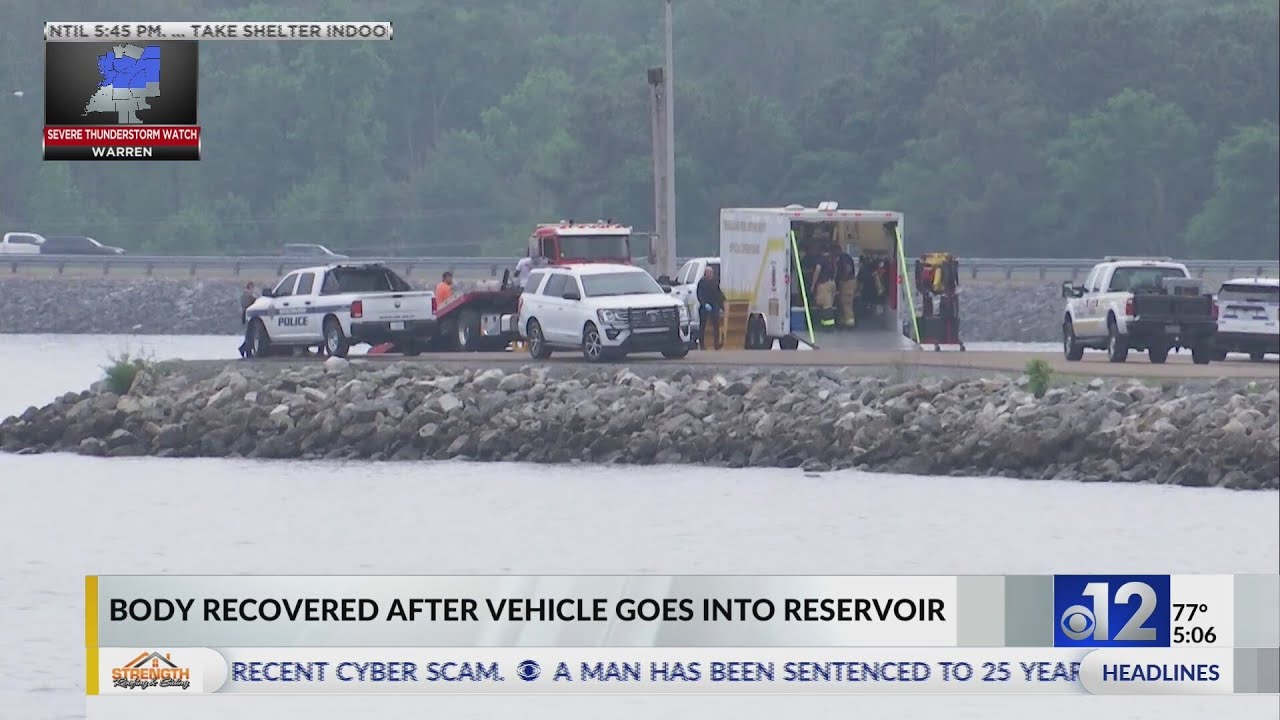 Body recovered after vehicle goes into the Reservoir - YouTube