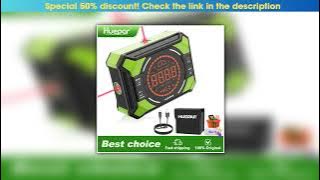 Get Huepar Digital Laser Angle Gauge 3-In-1 Electronic Protractor Angle Finder With LCD display & M