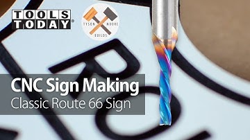 CNC Route 66 Sign Making | ToolsToday
