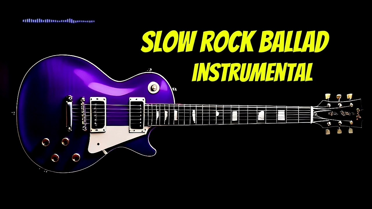 Sad slow rock ballad Instrumental 