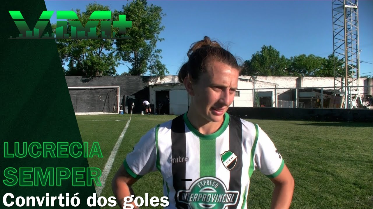 Lucrecia Semper:  "Es lindo jugar en esta cancha"