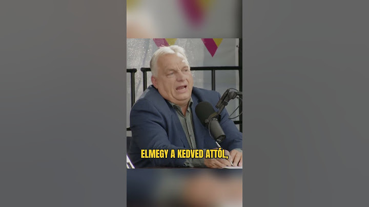 EZT mondta Orbán Viktor AZAHRIAHRÓL!