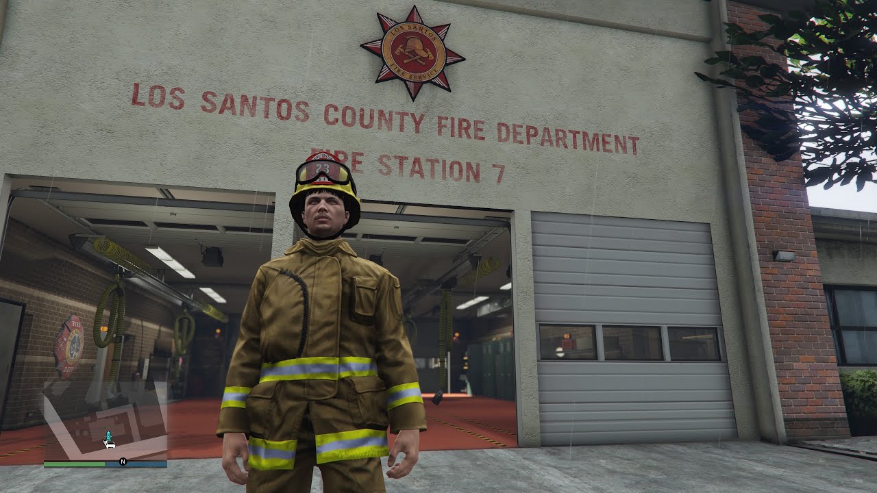 Gta 5 Saving LS one Fire at a time & Rescuing a Cat