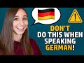 6 mistakes YOU should avoid when speaking German! 🇩🇪 | German Girl in America