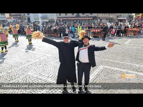 CARNEVALE E CARRI ALLEGORICI PER CINQUEMILA SPETTATORI | 28/03/2022