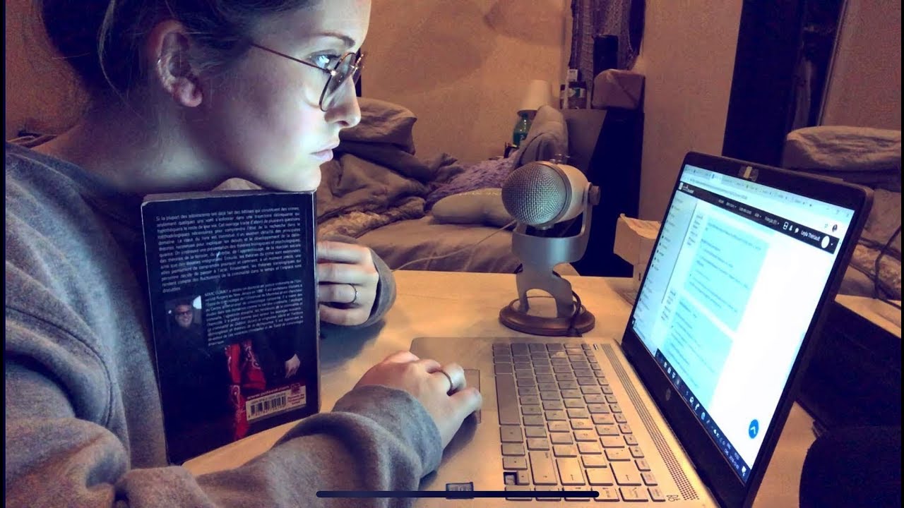 ASMR - Étudie avec moi! *2 HRS* ~ asmr involontaire (inaudible, clavier, livre)