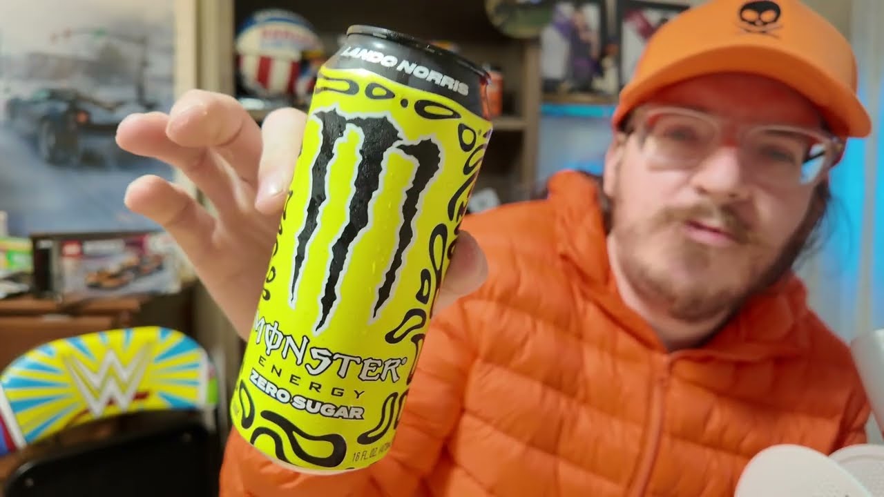 Lando Norris monster energy drink review