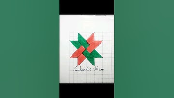 Simple Geometric design drawing | Easy geometric art #art #drawing #shorts #3d