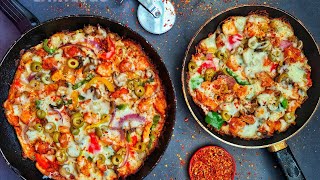 #pizza How to make panpizza|bread pizza|seafoodpizza|ramdan special snack 2020