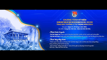 Chương trình tuyên dương cán bộ đoàn tiêu biểu toàn quốc và trao giải thưởng Lý Tự Trọng năm 2024