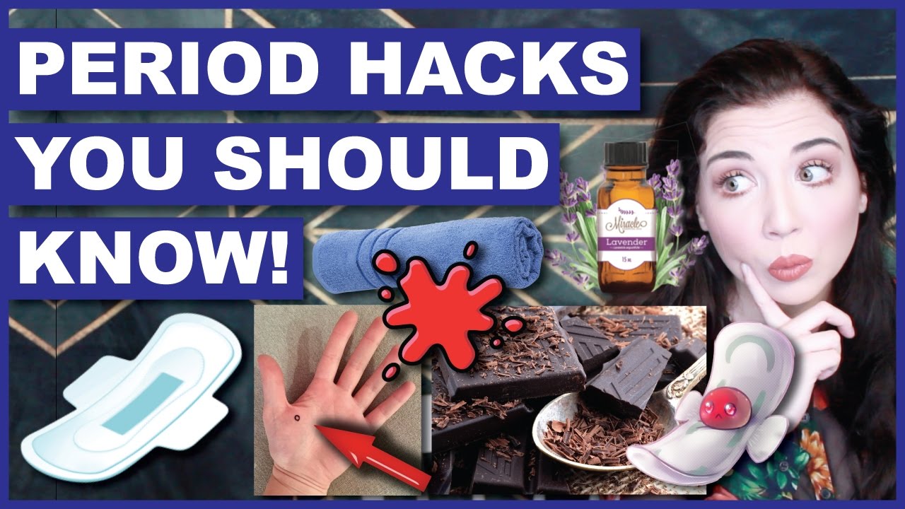 All The Period Hacks You NEED To Know | Tips & Tricks - YouTube