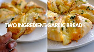 TWO INGREDIENT DOUGH - GARLIC BREAD ! SUPER EASY RECIPE | ILHAN. A