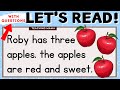 Lets read  reading comprehension  practice reading english for kids  teaching mama