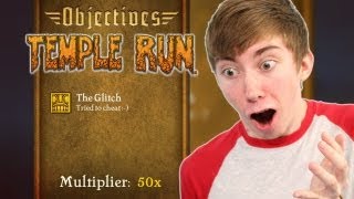 Temple Run - THE GLITCH ACHIEVEMENT (iPhone Gameplay Video) screenshot 4
