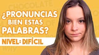 ▶Las 100 Palabras MÁS DIFÍCILES de Pronunciar en Inglés