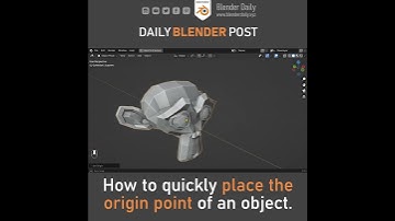 Set Origin Location in Blender