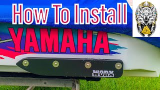 Vintage 2 Stroke Jet Ski Yamaha Waveventure 1100 Worx Racing Sponsons - How To Install