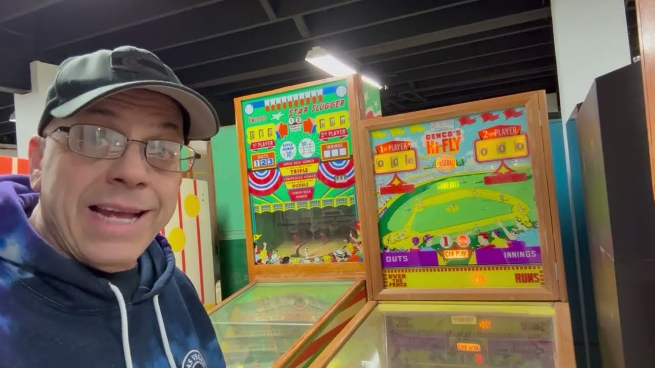 Pre-WW2 pinball: 1934 Pacific Amusements Major League baseball pinball game