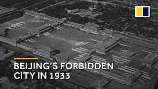 China: Beijing’s Forbidden City by air in 1933