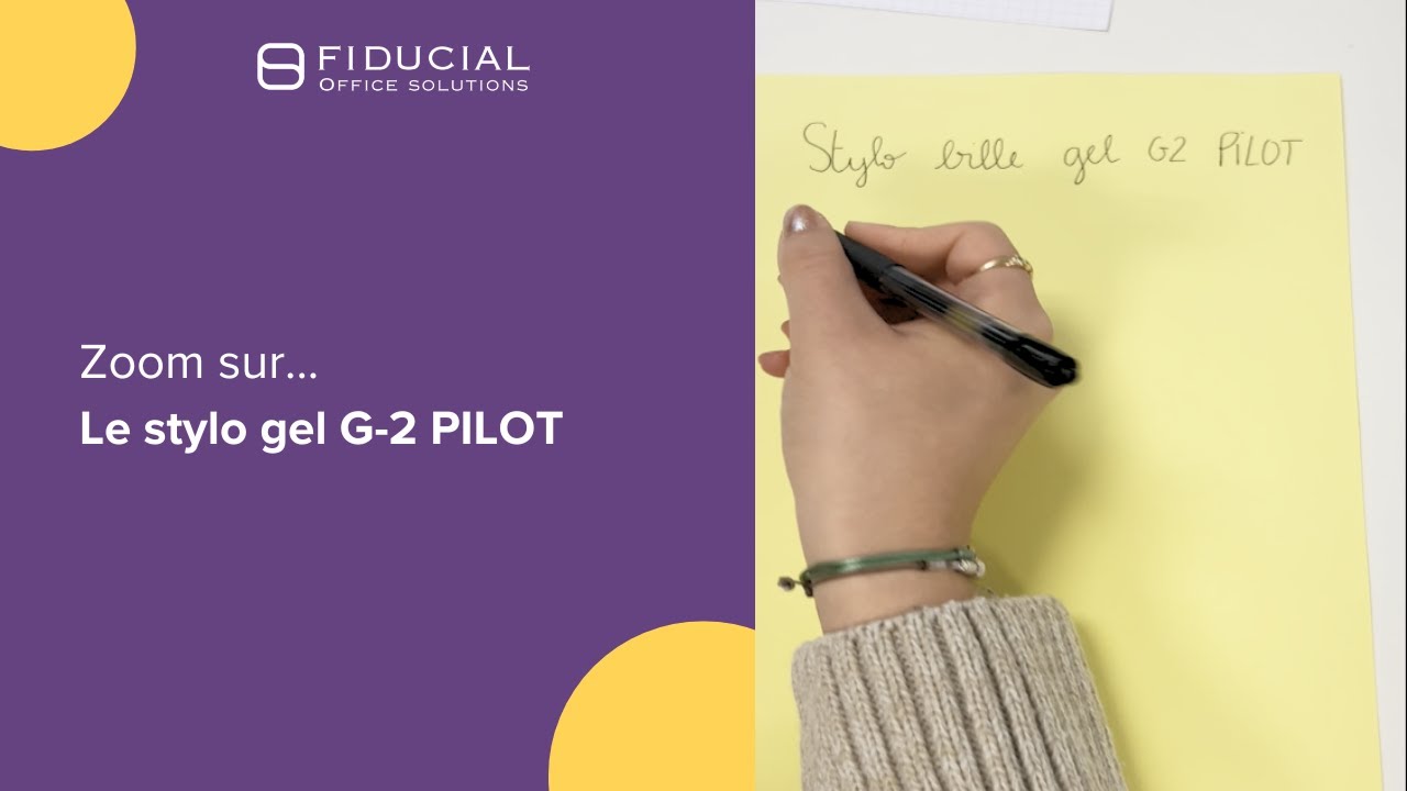 Stylos Roller Pilot G2 - Lot De 4 Rechargeables, Encre Gel 0.7mm, Plastique Recyclé, Noir