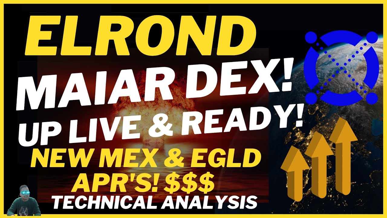 BREAKING!!! MAIAR DEX UP LIVE FOR EGLD ELROND AND NEW EGLD/MEX APR'S!!