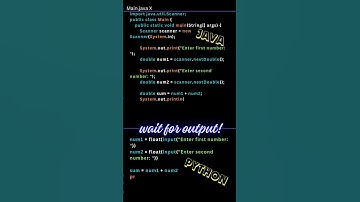 Java vs Python: Which One Does Addition Better? 🤔🔥 #shorts #shotsfeed