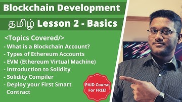 Blockchain Development Tamil Lesson 2 - Basics - Crypto Tamil