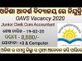 Adarsha vidyalaya recruitment (OAVS)2020 Jr Clerk Com Accountant
