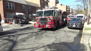 FDNY Engine 273 Spare taking up from a 10-80 of a small E bike fire by JeffKnight109 60 views 1 day ago 21 seconds