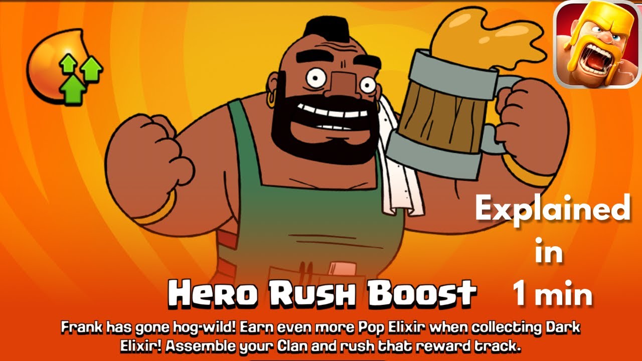 Clash of Clans | What is HERO RUSH BOOST ! Does 2.5X  get a Clash A Rama scenery in 48hrs |