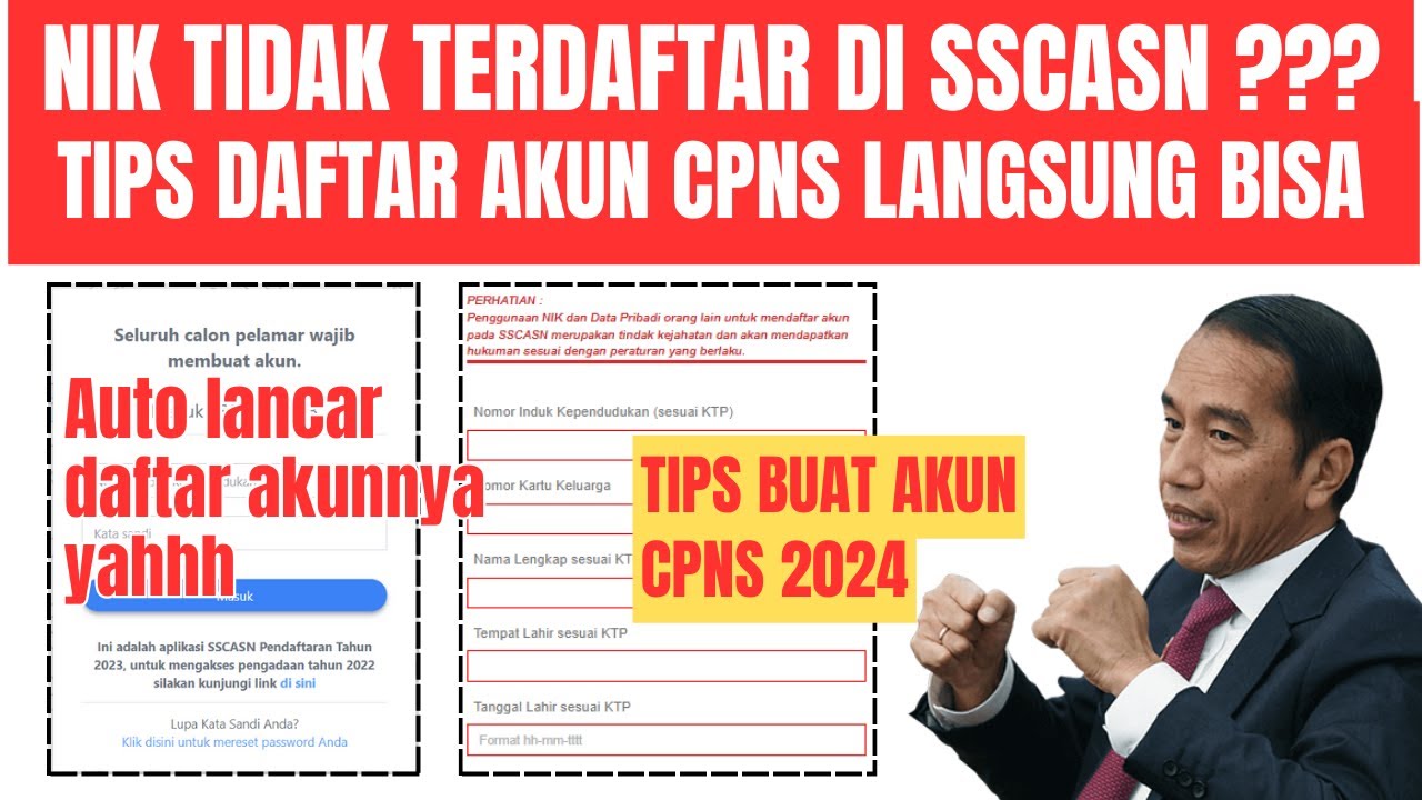 SUDAH BISA BUAT AKUN SSCASN SEKARANG PENGALAMAN WAKTU TERBAIK PEMBUATAN