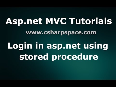 Login in asp.net using stored procedure