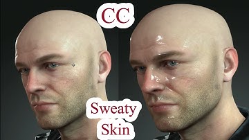 Character creator tutorial how to change skin to Sweat skin /  cc tutorial
